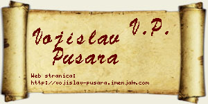 Vojislav Pušara vizit kartica